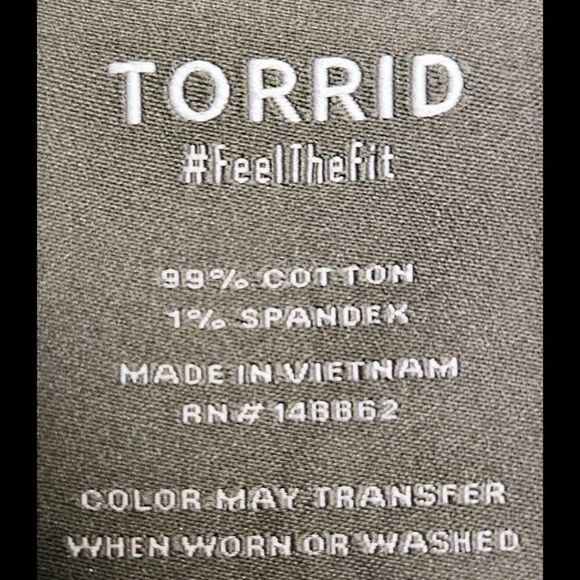 TORRID 10" Perfect Boyfriend Bermuda Vintage Stretch mid-rise short Size 20 - Picture 6 of 15